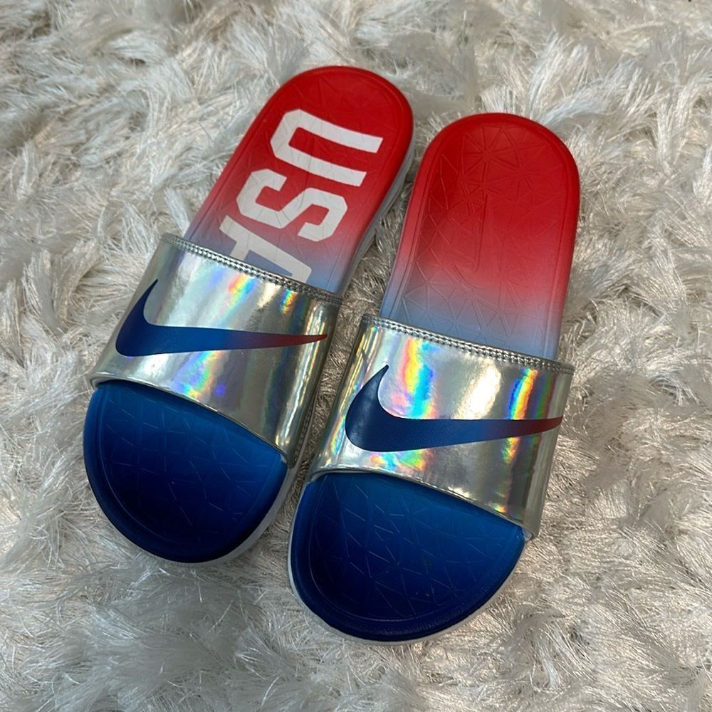 Nike Benassi Solarsoft Olyfed Slide 'Team USA'
